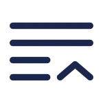 List Up SVG Icon